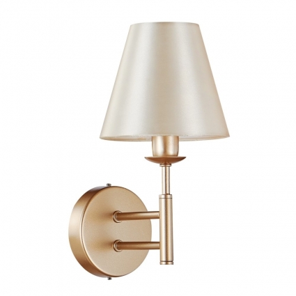 Бра Crystal Lux FLAVIO AP1 GOLD цвет бежевый, мощность 60 Вт
