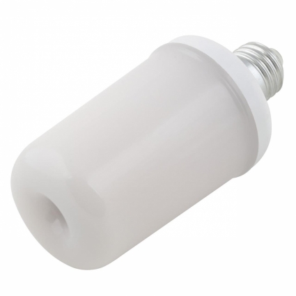 Лампа светодиодная декоративная (UL-00003360) Uniel E27 6W матовая LED-L60-6W/FLAME/E27/FR PLD01WH цвет белый
