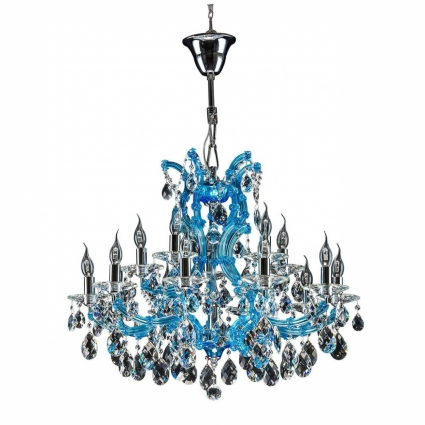 Подвесная люстра Osgona Champa Blu 698165 цвет голубой, мощность 960 Вт
