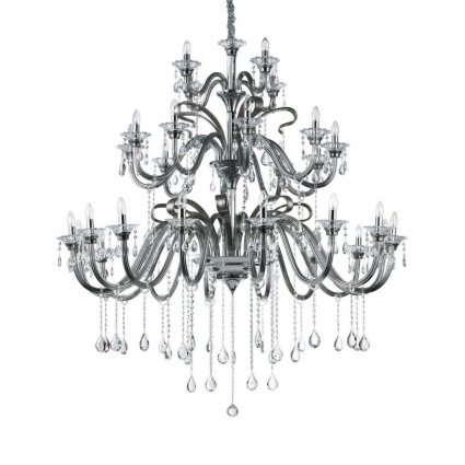 Подвесная люстра Ideal Lux Colossal SP30 Grigio цвет серый, мощность 1200 Вт