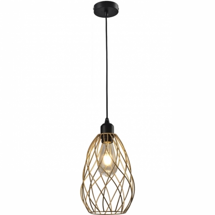 Подвесной светильник Toplight Martha TL1191H-01GD цвет золотой, мощность 60 Вт