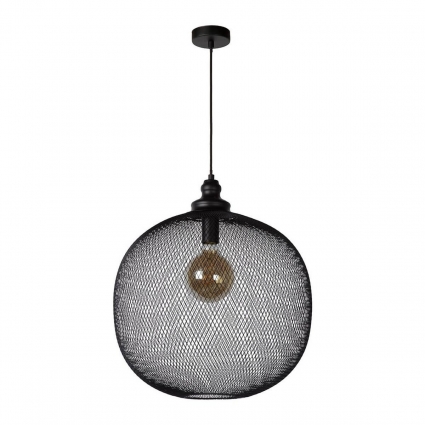 Подвесной светильник Lucide Mesh 78391/50/30 цвет черный, мощность 60 Вт