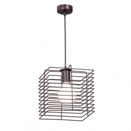 Подвесной светильник Vitaluce V4366-7/1S цвет коричневый, мощность 60 Вт