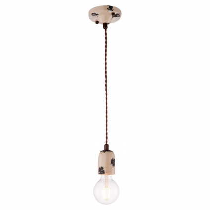 Подвесной светильник Lussole Loft Vermilion GRLSP-8159 цвет бежевый, мощность 10 Вт