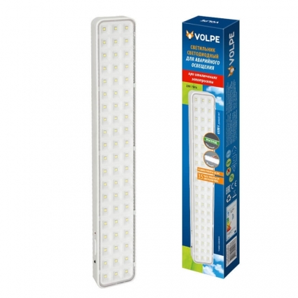 Настенно-потолочный светодиодный светильник (UL-00003549) Volpe ULR-Q402 5W/DW White S01 цвет белый
