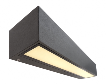 Уличный настенный светильник Deko-Light Linear II Double 731095 цвет тёмно-серый, мощность 18 Вт