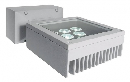 Уличный настенный светильник Deko-Light Marea 730089 цвет серебро, мощность 14 Вт