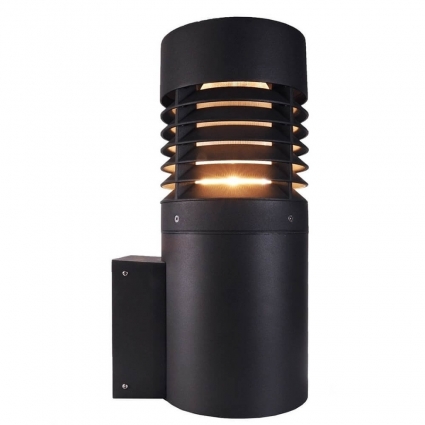 Уличный настенный светильник Deko-Light Porto II 730123 цвет черный, мощность 60 Вт