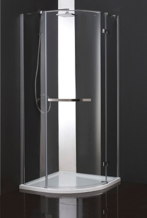 Душевой уголок Cezares Bergamo RH1 120/100 ARCO P Cr R прямоугольный-асимметричный, двери распашные