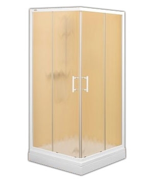 Душевой уголок Kolpa San Q-line TKK 90x100 прямоугольный, двери раздвижные
