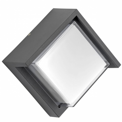 Уличный настенный светодиодный светильник Lightstar Paletto 382293 цвет белый, мощность 15 Вт