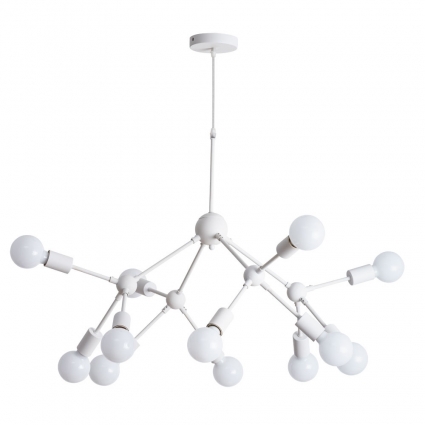 Подвесная люстра Arte Lamp Matrix A3064SP-12WH цвет белый, мощность 480 Вт