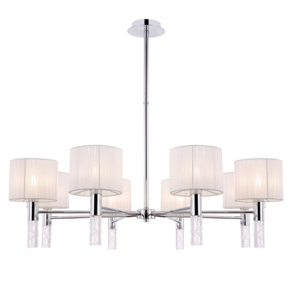 Подвесная люстра Maytoni Honour MOD045PL-08CH цвет белый, мощность 320 Вт