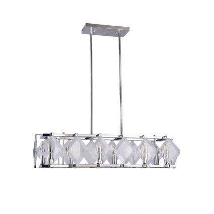 Подвесная люстра Vele Luce Vittoria VL3053L08 цвет хром, мощность 320 Вт
