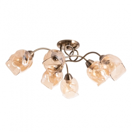 Потолочная люстра Arte Lamp Riccio A7758PL-6AB мощность 360 Вт