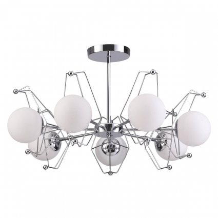 Потолочная люстра Lumion Kennedy 4467/7C цвет белый, мощность 280 Вт