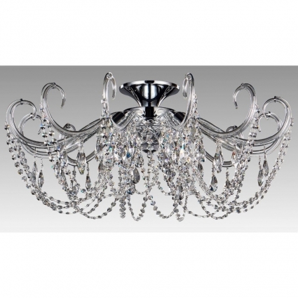 Потолочная люстра Crystal Lux Imperia PL6 Chrome/Transparente цвет хром, мощность 360 Вт