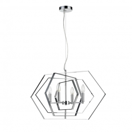 Подвесной светильник Vele Luce Folle VL1513P04 цвет хром