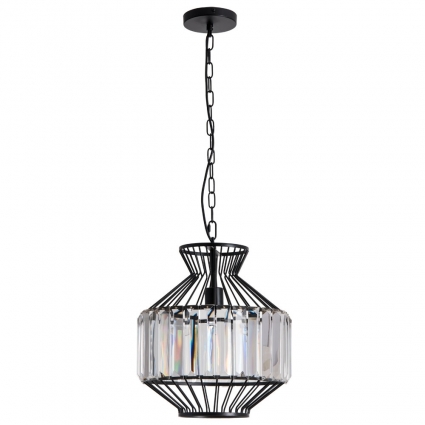 Подвесной светильник Arte Lamp Cassel A1789SP-1BK цвет черный, мощность 60 Вт