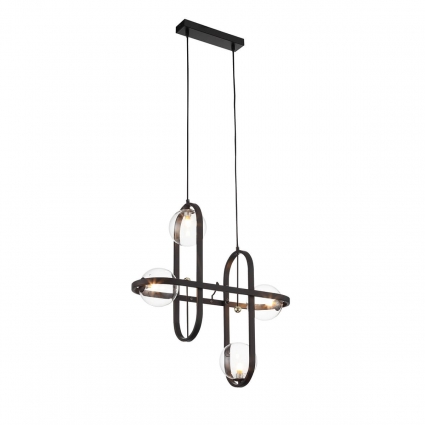 Подвесной светильник ST Luce Circono SL1201.403.04 цвет черный, мощность 112 Вт