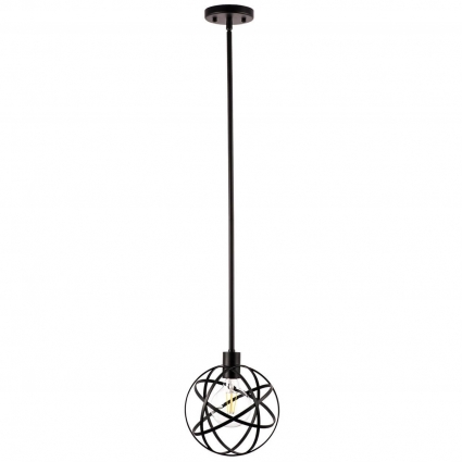 Подвесной светильник Lightstar Gabbia 732417 цвет черный, мощность 40 Вт