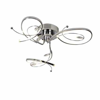 Потолочный светодиодный светильник Ambrella light Line Classic LC560 цвет хром, мощность 70 Вт