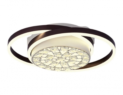 Потолочный светодиодный светильник Ambrella light Ice FA149 цвет белый, мощность 94 Вт