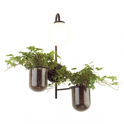 Настенный светильник Odeon Light Flower 4681/1W цвет белый, мощность 40 Вт