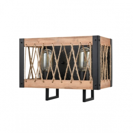 Бра Vele Luce Cubo VL6052W02 цвет черный, мощность 120 Вт