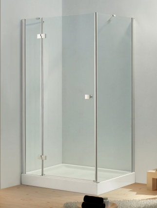 Душевой уголок Cezares Crystal AH1 120/100 C Cr L прямоугольный, двери распашные