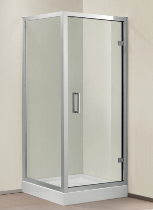 Душевой уголок Cezares Porta AH1 80/90 C Cr прямоугольный, двери распашные