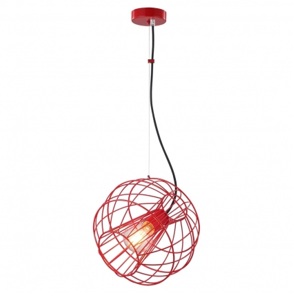 Подвесной светильник Toplight Serena TL1200H-01RD цвет красный, мощность 60 Вт