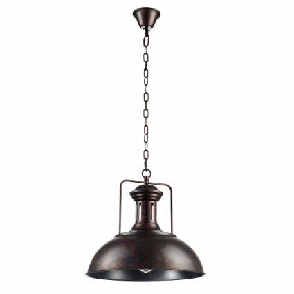 Подвесной светильник Crystal Lux Toledo SP1 Brown цвет коричневый, мощность 60 Вт