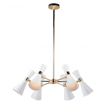 Подвесная люстра Lightstar Dumo 816066 цвет белый, мощность 240 Вт