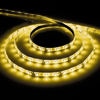 Светодиодная лента Feron 4,8W/m 60LED/m 2835SMD желтый 5M LS603 27670, цвет желтый, мощность 24 Вт