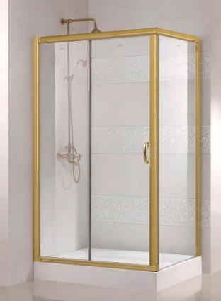Душевой уголок Cezares Modena AH1 120/90 P G L прямоугольный, двери раздвижные