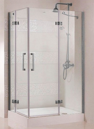 Душевой уголок Cezares Magic AH2 120/90 C Cr R прямоугольный, двери распашные