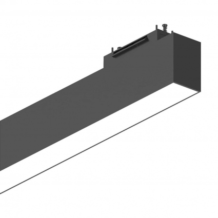 Трековый светодиодный светильник Ideal Lux Arca Wide 60 cm 3000K цвет черный, мощность 26 Вт