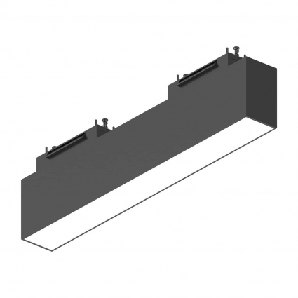 Трековый светодиодный светильник Ideal Lux Arca Wide 30 cm 4000K цвет черный, мощность 13 Вт
