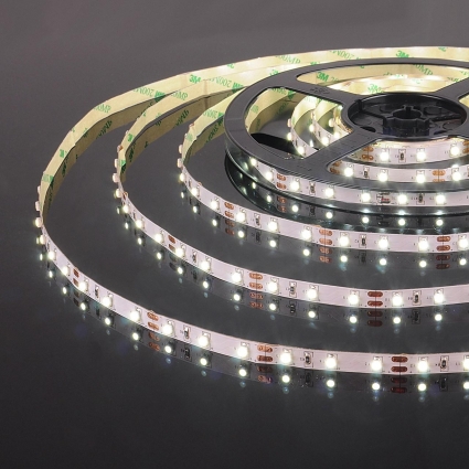 Светодиодная влагозащищенная лента Elektrostandard 4,8W/m 60LED/m 2835SMD холодный белый 5M 4690389124167, цвет белый