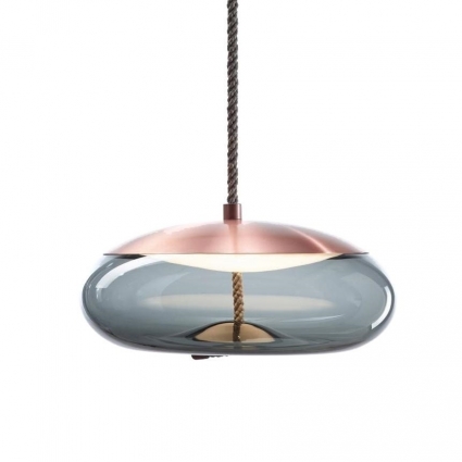 Подвесной светодиодный светильник Loft IT Knot 8133-D цвет голубой, мощность 5 Вт