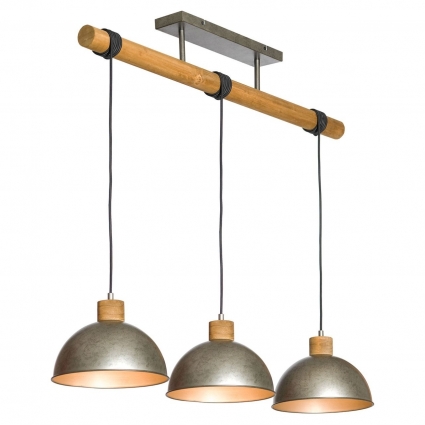 Подвесной светильник Lussole Loft Kerr LSP-8149 цвет серый, мощность 180 Вт