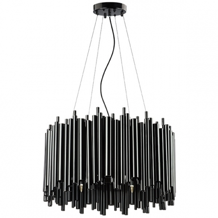 Подвесная люстра Lightstar Savona 816107 цвет черный, мощность 400 Вт
