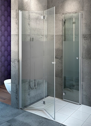 Душевой уголок Radaway EOS KDD-B 100x90 интимато прямоугольный, двери складные