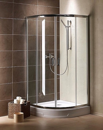 Душевой уголок Radaway Premium Plus A 90x190 прозрачное стекло четверть круга, двери раздвижные