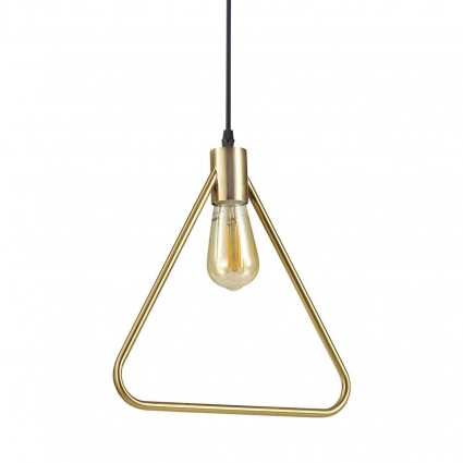 Подвесной светильник Ideal Lux Abc SP1 Triangle цвет латунь, мощность 70 Вт