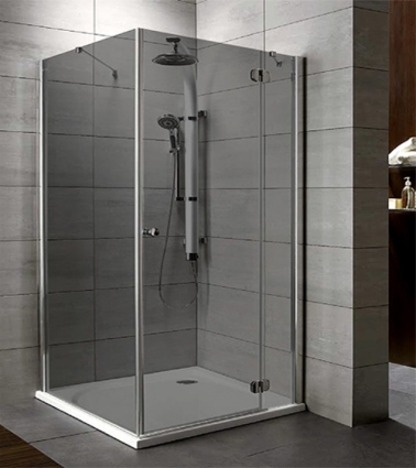 Душевой уголок Radaway Torrenta KDJ 120x90 стекло графит R прямоугольный, двери распашные
