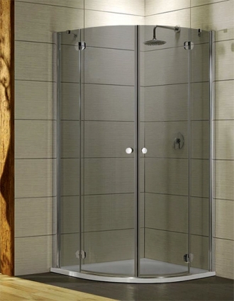Душевой уголок Radaway Torrenta PDD/E 100x80 стекло графит прямоугольный-асимметричный, двери распашные