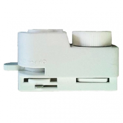 Адаптер для однофазного шинопровода (UL-00006061) Volpe UBX-Q122 G61 WHITE 1 POLYBAG цвет белый