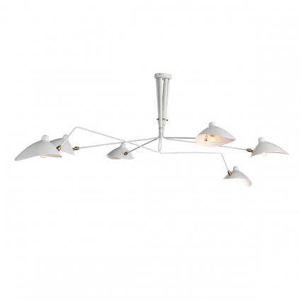Потолочная люстра ST Luce Spruzzo SL305.502.06 цвет белый, мощность 240 Вт